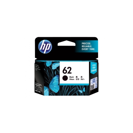 HP 62 - Black - original - ink cartridge - for Envy 55XX, 56XX, 76XX; Officejet 200, 250, 57XX, 8040 - 0