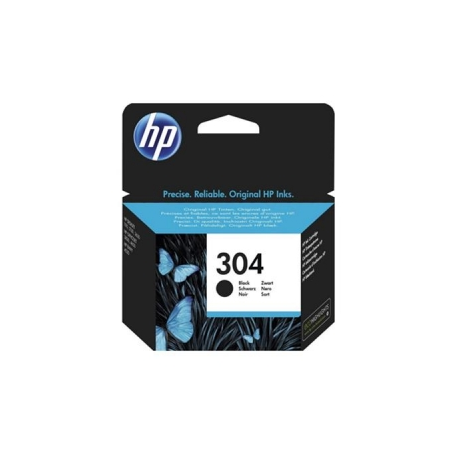 HP 304 - Black - original - ink cartridge - for AMP 130; Deskjet 26XX, 37XX; Envy 50XX - 1