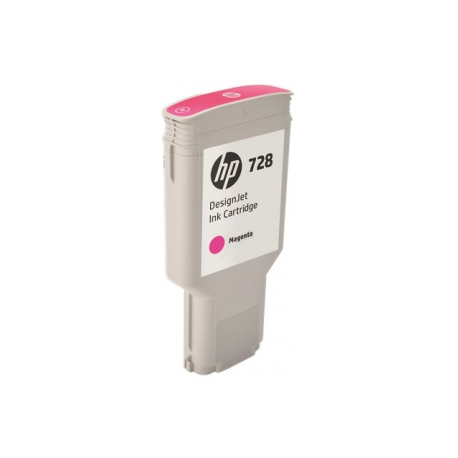 HP 728 - 300 ml - magenta - original - DesignJet - ink cartridge - for DesignJet T730, T830 - 2