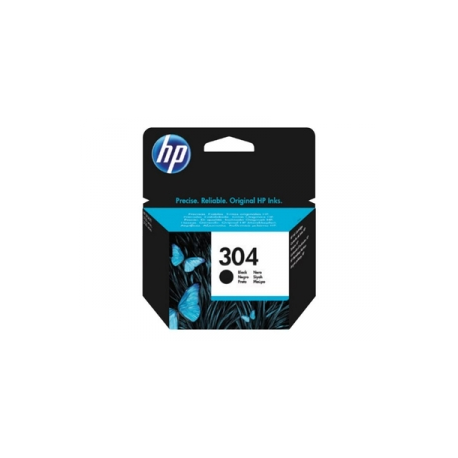 HP 304 - Black - original - ink cartridge - for AMP 130; Deskjet 26XX, 37XX; Envy 50XX - 0