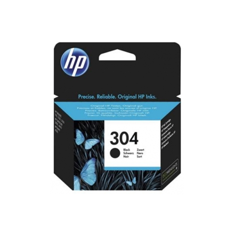 HP 304 - Black - original - ink cartridge - for AMP 130; Deskjet 26XX, 37XX; Envy 50XX - 1