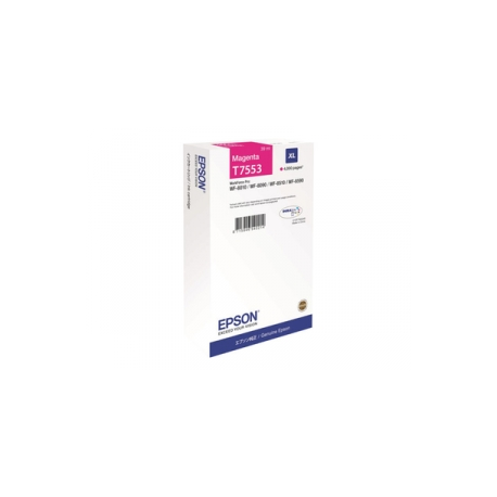 Epson T7553 - 39 ml - XL size - magenta - original - ink cartridge - for WorkForce Pro WF-8010, WF-8090, WF-8090 D3TWC, WF-8510, WF-8590, WF-8590 D3TWFC - 0