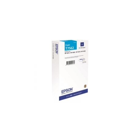 Epson T7562 - 14 ml - L size - cyan - original - ink cartridge - for WorkForce Pro WF-8010, WF-8090, WF-8090 D3TWC, WF-8510, WF-8590, WF-8590 D3TWFC - 0