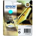 Epson 16 - 3.1 ml - cyan - original - blister with RF alarm - ink cartridge - for WorkForce WF-2010, 2510, 2520, 2530, 2540, 2630, 2650, 2660, 2750, 2760