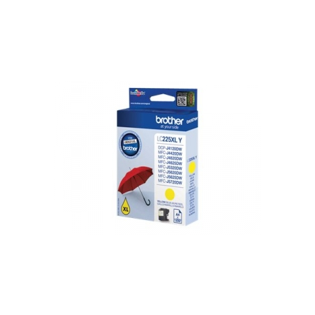 Brother LC225XLY - Yellow - original - ink cartridge - for Brother DCP-J4120, MFC-J4420, J4620, J5320, J5620, J5625, J5720; Business Smart MFC-J4420 - 0