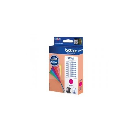 Brother LC223M - Magenta - original - ink cartridge - for Brother DCP-J4120, J562, MFC-J4625, J480, J5320, J680, J880; Business Smart MFC-J4420 - 0