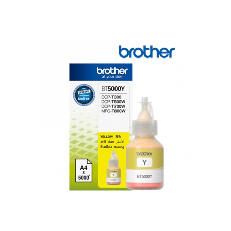 Brother BT5000Y - Ultra High Yield - yellow - original - ink refill - for Brother DCP-T220, T310, T420, T425, T510, T520, T525, T710, T720, MFC-T4500, T910, T920 - 0