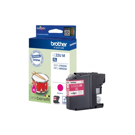 Brother LCLC22UM - XL - magenta - original - ink cartridge - for Brother DCP-J785DW, MFC-J985DW; INKvestment Work Smart MFC-J985DW, MFC-J985DW XL - 3