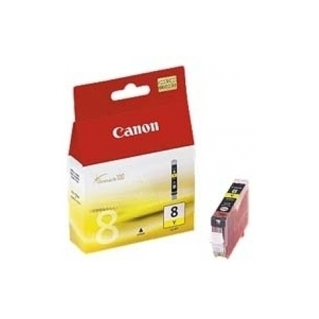 Canon CLI-8Y - 13 ml - yellow - original - ink tank - for PIXMA iP3500, iP4500, iP5300, MP510, MP520, MP610, MP960, MP970, MX700, MX850, Pro9000 - 2