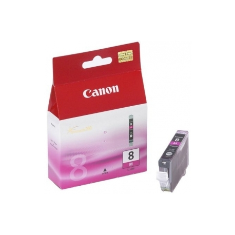 Canon CLI-8M - 13 ml - magenta - original - ink tank - for PIXMA iP3500, iP4500, iP5300, MP510, MP520, MP610, MP960, MP970, MX700, MX850, Pro9000 - 2