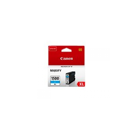 Canon PGI-1500XL C - 12 ml - High Yield - cyan - original - ink tank - for MAXIFY MB2050, MB2150, MB2155, MB2350, MB2750, MB2755 - 0