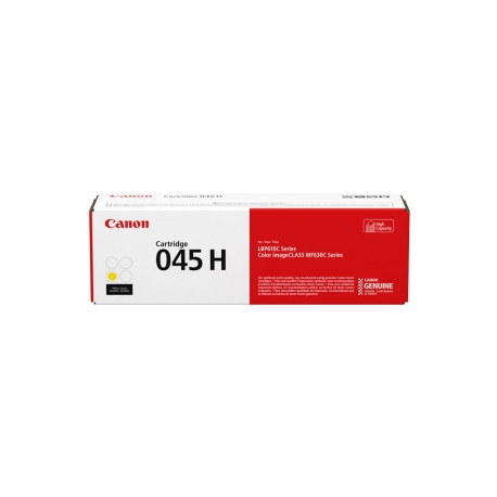 Canon 045 H - High capacity - yellow - original - toner cartridge - for ImageCLASS LBP612Cdw, MF632Cdw, MF634Cdw - 1