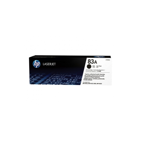 HP 83A - Black - original - LaserJet - toner cartridge (CF283A) - for LaserJet Pro M201, MFP M125, MFP M127, MFP M225 - 0