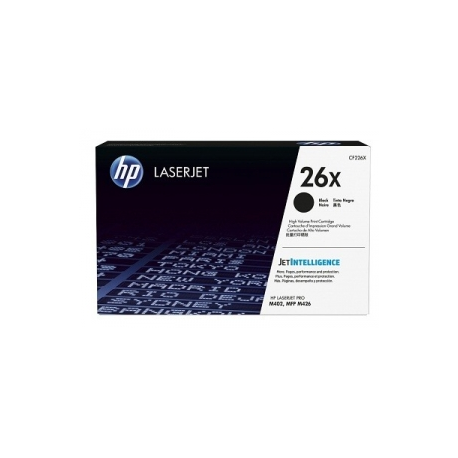 HP 26X - High Yield - black - original - LaserJet - toner cartridge (CF226XC) Contract - for LaserJet Pro M402d, M402dn, M402dne, M402dw, M402n, MFP M426dw, MFP M426fdn, MFP M426fdw - 0