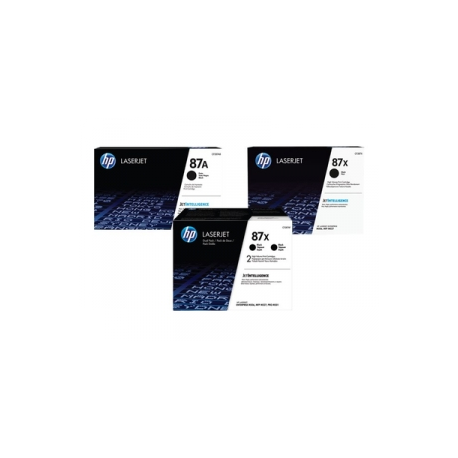 HP 87X - 2-pack - High Yield - black - original - LaserJet - toner cartridge (CF287XD) - for LaserJet Managed E50045; LaserJet Managed Flow MFP E52545 - 0