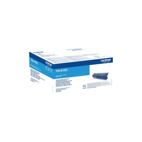 Brother TN910C - Ultra Jumbo - cyan - original - toner cartridge - for Brother HL-L9300, HL-L9310, MFC-L9570 - 0