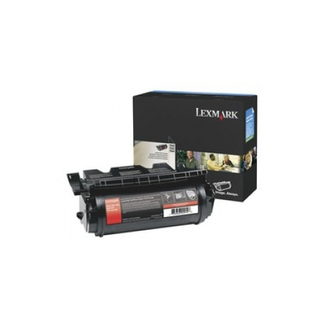 Lexmark - High Yield - black - original - toner cartridge LCCP - for Lexmark T640, T642, T644 - 0
