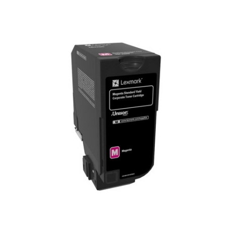 Lexmark - Magenta - original - toner cartridge LCCP, LRP, Lexmark Corporate - for Lexmark CS720de, CS720dte, CS725de, CS725dte, CX725de, CX725dhe, CX725dthe - 1
