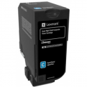 Lexmark - High Yield - cyan - original - toner cartridge LCCP, LRP, Lexmark Corporate - for Lexmark CX725de, CX725dhe, CX725dthe