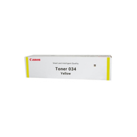 Canon 034 - Yellow - original - toner cartridge - for ImageCLASS MF810Cdn, MF820Cdn; imageRUNNER C1225, C1225iF - 2