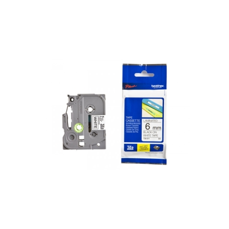 Brother TZe-211 - Standard adhesive - black on white - Roll (0.6 cm x 8 m) 1 cassette(s) laminated tape - for Brother PT-D210, D600, H110; P-Touch PT-1005, 1880, E800, H110; P-Touch Cube Plus PT-P710 - 2