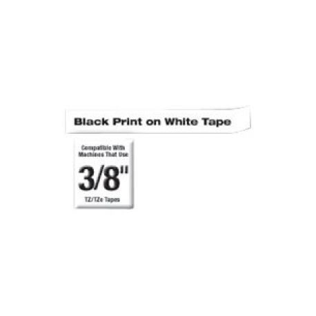 Brother TZe-221 - Standard adhesive - black on white - Roll (0.9 cm x 8 m) 1 cassette(s) laminated tape - for Brother PT-D210, D600, H110; P-Touch PT-1005, 1880, E800, H110; P-Touch Cube Plus PT-P710 - 2