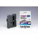 Brother - Black, white - Roll (1.2 cm x 15.2 m) 1 cassette(s) laminated tape - for P-Touch PT-7000, PT-8000, PT-PC