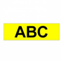 Brother TX611 - Black on yellow - Roll (0.6 cm x 15.2 m) 1 cassette(s) laminated tape - for P-Touch PT-7000, PT-8000, PT-PC