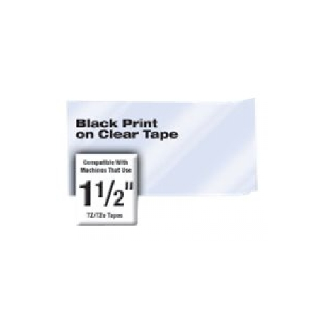 Brother TZe161 - Black on clear - Roll (3.6 cm x 8 m) 1 roll(s) laminated tape - for P-Touch PT-3600, 530, 550, 9200, 9400, 9500, 9600, 9700, 9800, D800, P900, P950 - 2