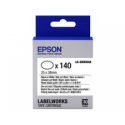 Epson LabelWorks LK-8WBWAB - Black on white - 25 x 38 mm 140 label(s) (1 roll(s) x 140) die cut oval labels - for LabelWorks LW-1000, LW-300, LW-400, LW-600, LW-700, LW-900, LW-Z5000, LW-Z5010, LW-Z900