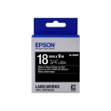 Epson LabelWorks LK-5BWV - White on black - Roll (1.8 cm x 9 m) 1 cassette(s) label tape - for LabelWorks LW-1000, 400, 600, 700, 900, K400, Z5000, Z5010, Z700, Z710, Z900