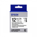 Epson LabelWorks LK-4WBH - Black on white - Roll (1.2 cm x 2 m) 1 cassette(s) label tape - for LabelWorks LW-1000, 300, 400, 600, 700, 900, K400, Z5000, Z5010, Z700, Z710, Z900