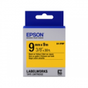 Epson LabelWorks LK-3YBP - Black on yellow - Roll (0.9 cm x 9 m) 1 cassette(s) label tape - for LabelWorks LW-1000, 300, 400, 600, 700, 900, K400, Z5000, Z5010, Z700, Z710, Z900