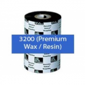 Zebra 3200 Wax / Resin - 60 mm x 300 m - print ribbon - for TLP 2746; Zebra ZT220; TLP 2746, 2746e