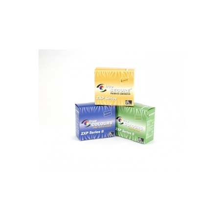 Zebra TrueColours i Series YMCUvK - Photo colour - print ribbon - for ZXP Series 8 - 1