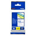 Brother TZe-243 - Standard adhesive - blue on white - Roll (1.8 cm x 8 m) 1 cassette(s) laminated tape - for Brother PT-D600; P-Touch PT-1880, D450, E550, E800, P900, P950; P-Touch Cube Plus PT-P710