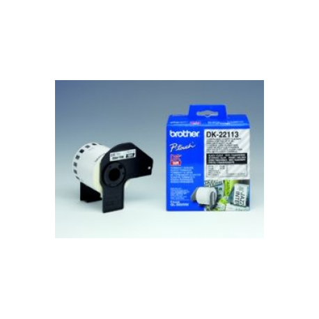 Brother DK-22113 - Clear - Roll (6.2 cm x 15.2 m) film - for Brother QL-1050, 1060, 500, 550, 560, 570, 580, 600, 650, 700, 710, 720, 820 - 0