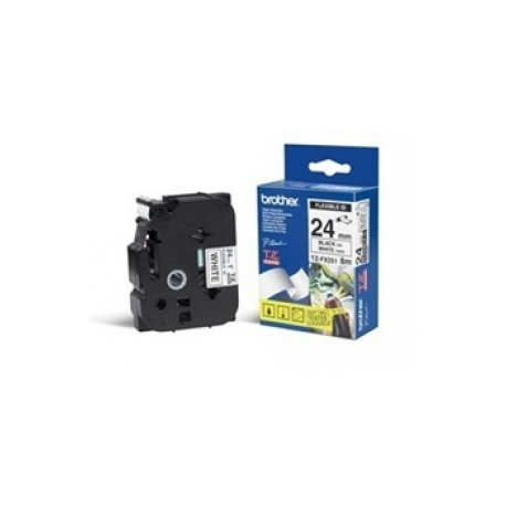 Brother TZe-FX651 - Black on yellow - Roll (2.4 cm x 8 m) 1 cassette(s) flexible tape - for Brother PT-D600; P-Touch PT-3600, D600, D800, E550, P750, P900, P950; P-Touch EDGE PT-P750 - 0