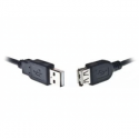 Gembird CCP-USB2-AMAF-6 - USB extension cable - USB (F) to USB (M) - 1.8 m - molded - black