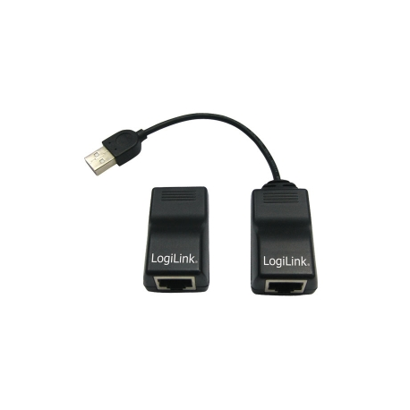 LogiLink USB Line Extender - USB extender - USB - up to 60 m - 0