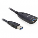 DeLOCK USB Cable - USB extension cable - USB Type A (M) to USB Type A (F) - USB 3.0 - 5 m - active