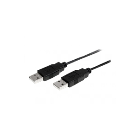 StarTech.com 2m USB 2.0 A to A Cable - M / M - 2m USB 2.0 aa Cable - USB a male to a male Cable (USB2AA2M) - USB cable - USB (M) to USB (M) - USB 2.0 - 2 m - black - for P / N: SV231HDMIUA - 0