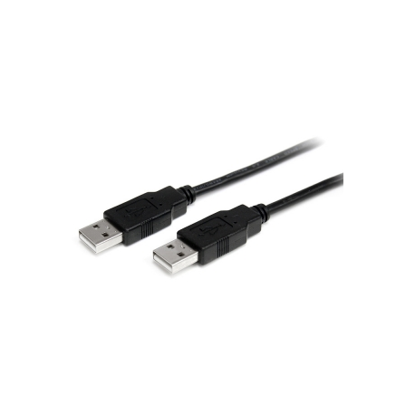 StarTech.com 2m USB 2.0 A to A Cable - M / M - 2m USB 2.0 aa Cable - USB a male to a male Cable (USB2AA2M) - USB cable - USB (M) to USB (M) - USB 2.0 - 2 m - black - for P / N: SV231HDMIUA - 4