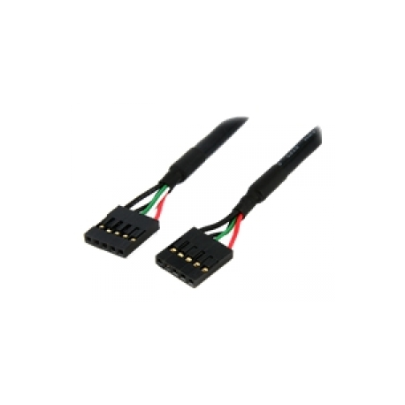 StarTech.com 24in Internal 5 pin USB IDC Motherboard Header Cable F / F - USB cable - 5 pin IDC (F) to 5 pin IDC (F) - USB 2.0 - 2 ft - black - USBINT5PIN24 - USB cable - 5 pin IDC (F) to 5 pin IDC (F) - USB 2.0 - 60.7 cm - black - 0