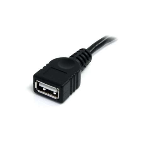 StarTech.com 6in USB 2.0 Extension Adapter Cable A to A - M / F - USB extension cable - USB (M) to USB (F) - USB 2.0 - 5.9 in - black - USBEXTAA6IN - USB extension cable - USB (M) to USB (F) - USB 2.0 - 15 cm - black - for P / N: 35FCREADBU3, MSDREADU2OTG, SU2DUPERA11, USB56KEMH2, USBDUP15, USBDUPE115, USBDUPE17 - 3