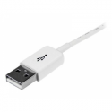 StarTech.com 0.5m White Micro USB Cable Cord - A to Micro B - Micro USB Charging Data Cable - USB 2.0 - 1x USB A Male, 1x USB Micro B Male (USBPAUB50CMW) - USB cable - Micro-USB Type B (M) to USB (M) - USB 2.0 - 0.5 m - molded - white - for P / N: HB30C4AFS, USB3SMDOCK4K, USBEXTPAA2MW, USBEXTPAA3MW, USBPAUB1MW, USBPAUB2MW