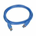 Cablexpert Professional series - USB cable - USB Type A (M) to USB Type B (M) - USB 3.0 - 50 cm - molded - blue