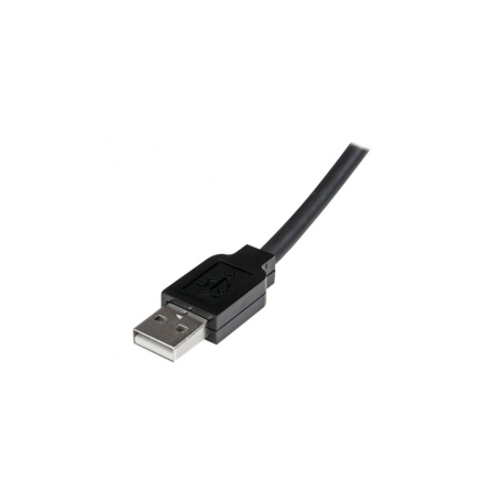 StarTech.com 10m USB 2.0 Active Extension Cable M / F - 10 meter USB 2.0 Repeater  /  Extender Cable USB A (M) to USB A (F) 10 m Black - 3 ft (USB2AAEXT10M) - USB extension cable - USB (F) to USB (M) - USB 2.0 - 10 m - active - black - for P / N: LTUB1MBK, SVA5H2NEUA, UUSBOTG - 0