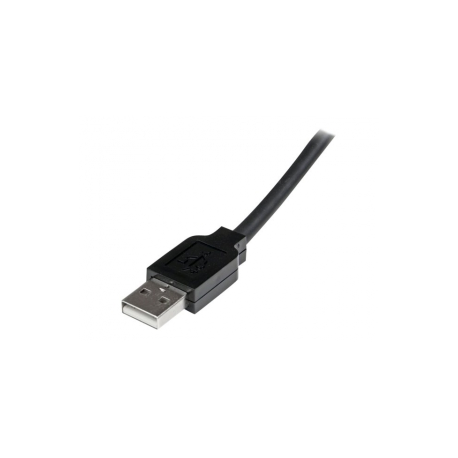 StarTech.com 25m USB 2.0 Active Extension Cable M / F - 25 meter USB A Male to USB A Female USB 2.0 Repeater / Extender Cable - Black - 80ft (USB2AAEXT25M) - USB extension cable - USB (F) to USB (M) - USB 2.0 - 25 m - active - black - for P / N: SVA5H2NEUA, UUSBOTG - 0