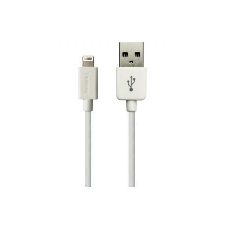 Sandberg - Charging  /  data cable - USB male to Lightning female - 1 m - white - for Apple iPad / iPhone / iPod (Lightning) - 0